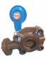Preview: FIP Absperrklappe PVC FEOV  63mm DN  50